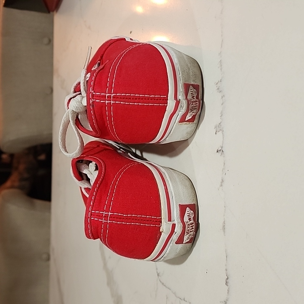 Red Vans - Picture 4 of 6
